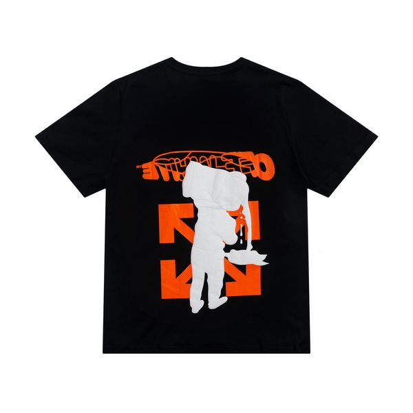 

painter off w 99 limited arrstyle short sleeve men's casual fashion t-shirt, White;black