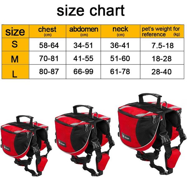 

dog collars & leashes [tailup] harness k9 for large dogs pet vest outdoor puppy small leads accessories carrier backpack py0025