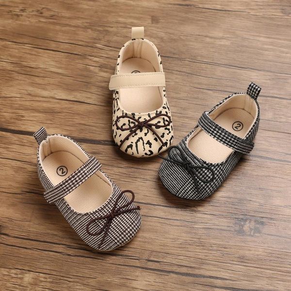 

spring and autumn 0-1 year old girl's shoes soft sole cute fashion princess 0-12 month baby walking first walkers