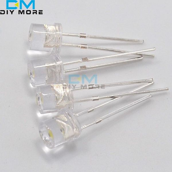 

2pin flat white led wide angle head light lamp modules