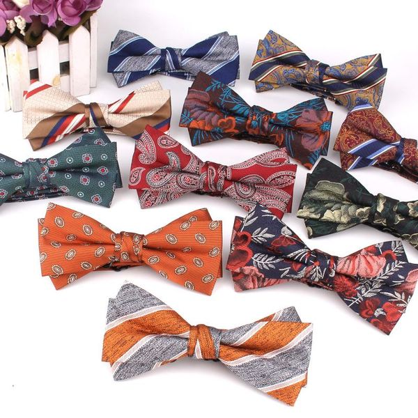 

neck ties jacquard floral bowtie fashion bow tie for women butterfly knot groom cravats bowties wedding party groomsmen, Blue;purple