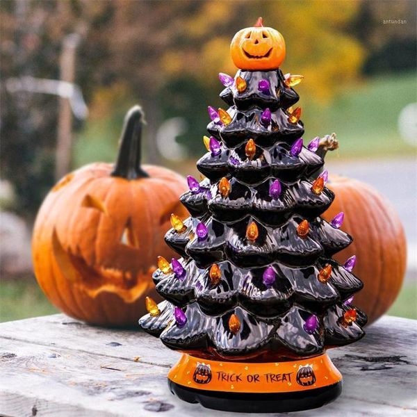 

christmas decorations halloween colored lights tree handcrafted and hand painted battery powered deskornament holiday home decor mumr999