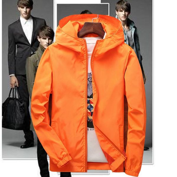 

men's jackets fishing windbreaker spring/summer jacket street hoodie zipper lightweight thin casual 7xl, Black;brown