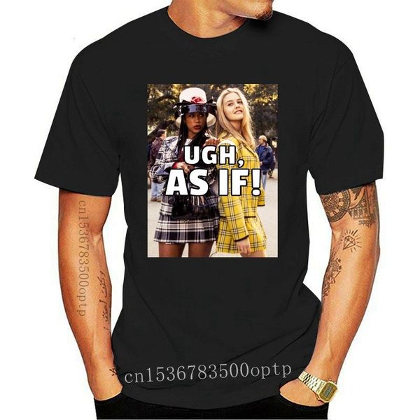 

men's t-shirts clueless ugh as if inspired 90s t-shirt tv series netflix, White;black