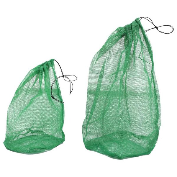 

fishing accessories 4pcs mesh drawstring bag fish storage supplies