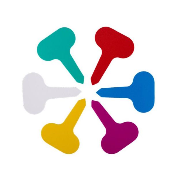 

other garden supplies 100pcs reusable colorful plant markers bonsai succulent planting tags sign pvc gardening label stake on soil paint sti