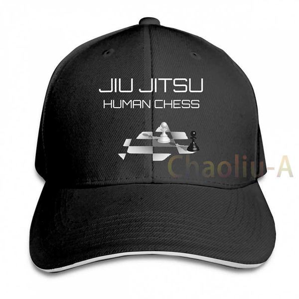 Jiu Jitsu Chess Humano Grappling BJJ para ou Unisex Baseball Cap Homens Mulheres Bonés Fashion Ajustável Cap Q0911