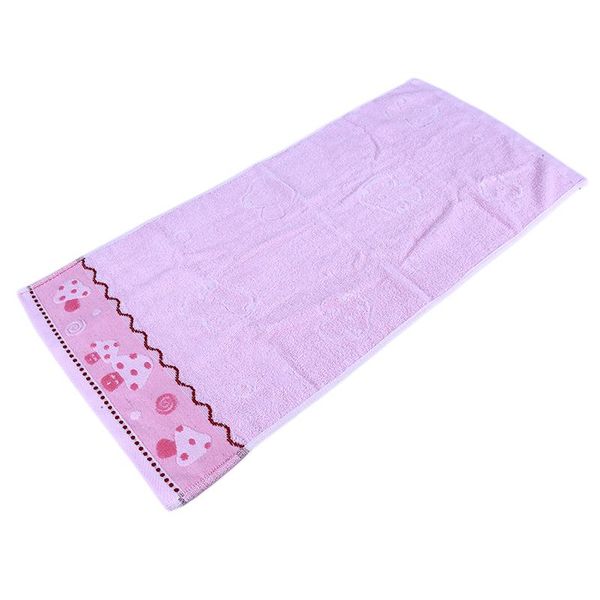 

towel pink ripple jacquard face spa bathroom beach