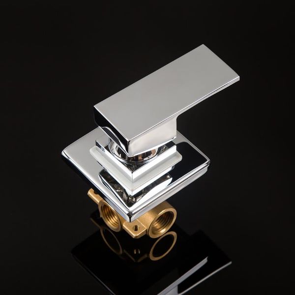 

solid brass shower faucet 1-3 way cold& water mixing valve tap mixer for bathroom wall mounted concealed sets