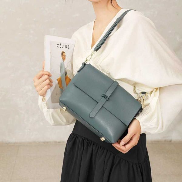 

luxury handbags korean fashion 2021 versatile msenger small square cowhide leisure one shoulder leather women's bag 5560