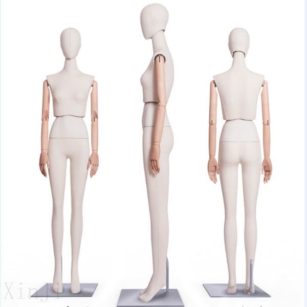 

fashionable adjustable body mannequin female full body model hand flexible, Khaki