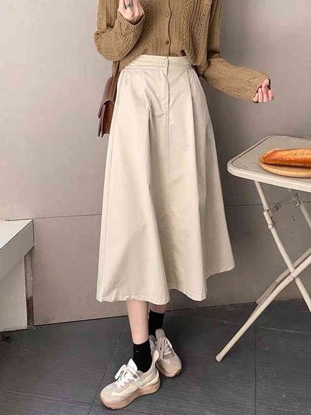 

skirts womens casual high waist a-line skirts office lady style flare streetwear spring summer ghb8 dtf2, Black