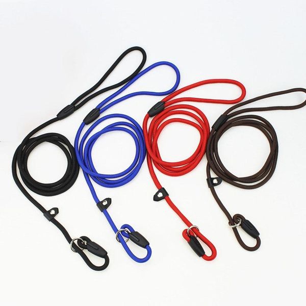 

dog collars & leashes pet leash rope nylon adjustable training lead strap traction harness collar