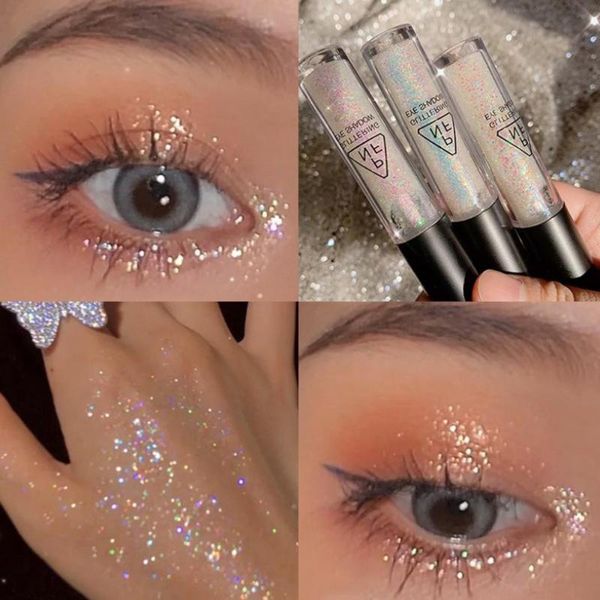 

eye shadow diamond glitter eyeshadow women makeup nude shimmer liquid mineral pigment long-lasting cosmetics