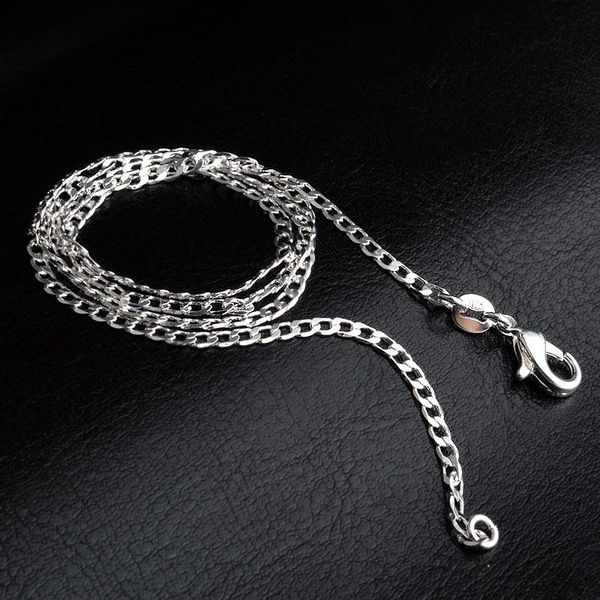 

chains wholesale silver plated 2mm cable chain necklace for pendants 16",18",20",22",24",26" ,28",30inch,