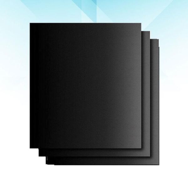 

tools & accessories 3pcs 40 x 33 0.2cm bbq oven grill mat heat high temperature resistant non-stick outdoor sheet baking pad barbecu