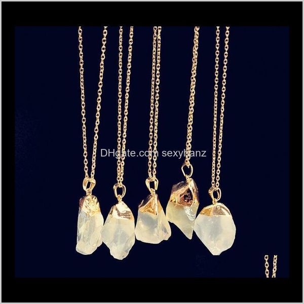

& pendants jewelryhandmade irregar natural druzy quartz clusters geode stone necklaces gem healing reiki pendant necklace blue purple 9 colo, Silver