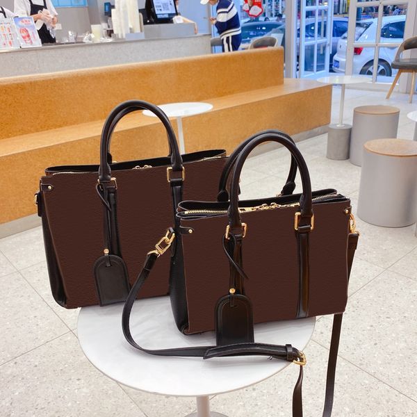 

designers luxurys classic flower brown women high-quality totes handbag shoulder cross body chains fashion bags with dustproofbags large/sma