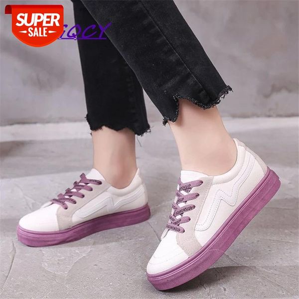 

canvas flat shoes women 2019 autumn winter fashion platform breathable casual sneakers mixed colors lace-up #we8n