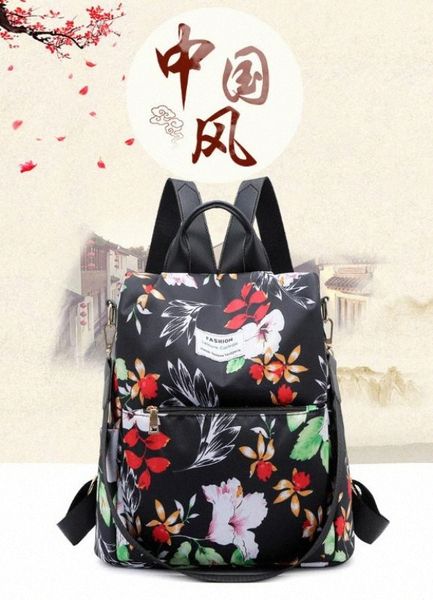 

student schoolbag junior high school student large capacity anti theft backpack korean printed girl backpack new d0t4#