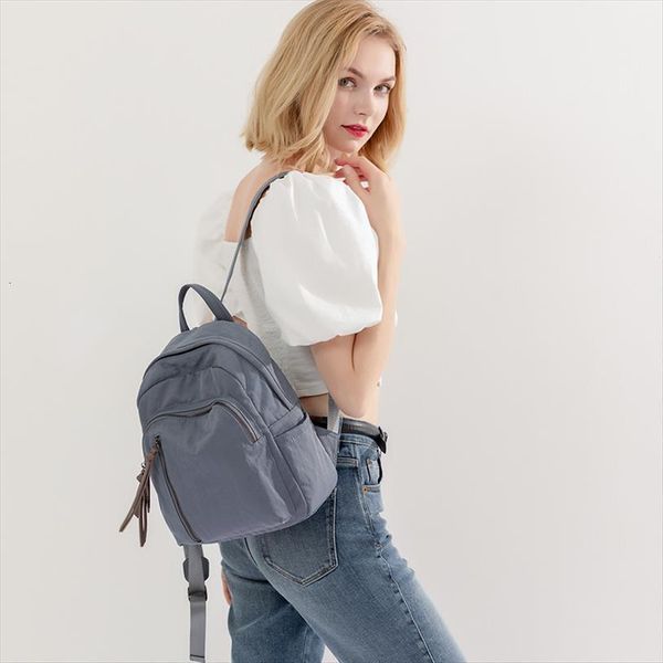 

women casual oxford anti theft small backpack lady fashion daypack girls waterproof travel