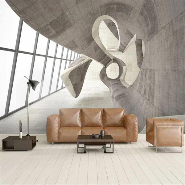

wallpapers milofi custom 3d large wall paper modern minimalist nordic personality abstract geometric line mural background
