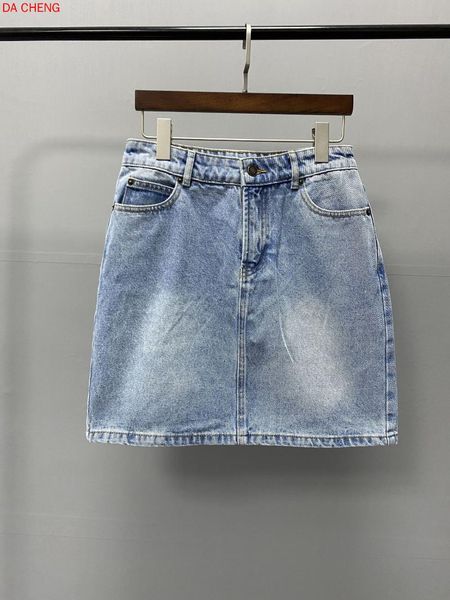 

skirts spring high waist denim skirt, Black