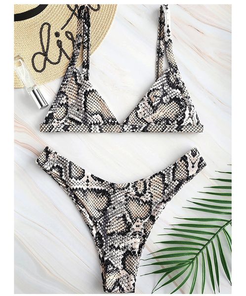 

snake bikini micro bikinis women bandage push up bathing suit thong swimsuit brazilian swimwear swimming suit for womenby