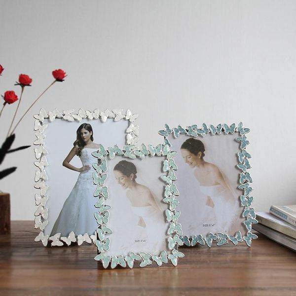 

frames elegant metal po frame painting display ornament nordic modern picture holder marco de fotos home decor de50xhk