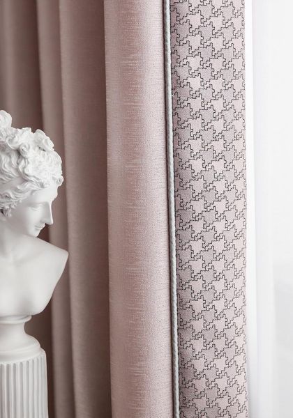 

curtain & drapes 2021 bedroom nordic simple modern shading living room pink princess american curtains for dining