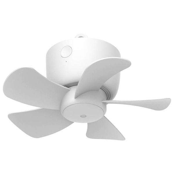 

electric fans rechargeable tent ceiling fan, 8000mah battery-powered usb remote control timing 4-speed pavilion outdoor camping fan