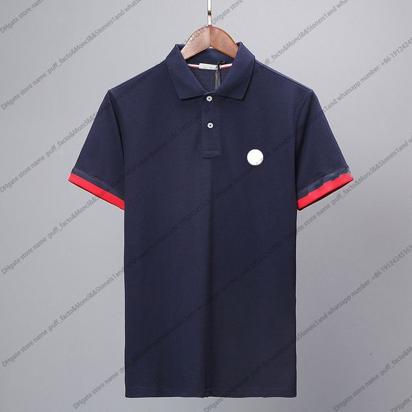 

2022 mens polos new gold brand medusa shirts black spring luxury italy men t-shirt designers polo shirts high street embroidery printing clo, White;black