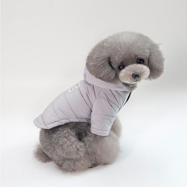 

dog apparel winter pet clothes warm jacket thicker blue cotton coat windproof small dogs pets clothing for puppy jumpsuit s-xxl