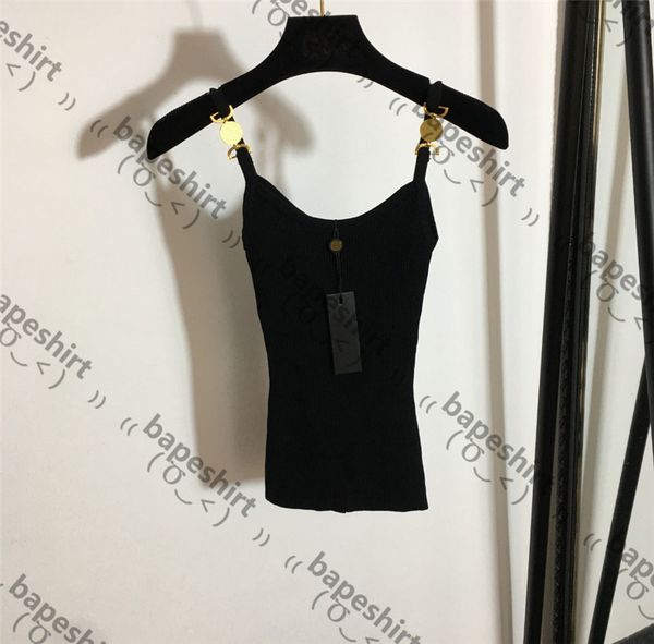 

black knitting camisoles hipster women's design tanks outdoor swim yoga sports home casual luxury vests, Black;white