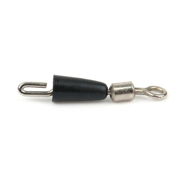 

fishing hooks 50pcs/lot swivels snap rolling connector line clip ring 8 word fast link tackle accessories