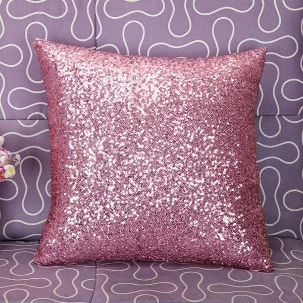 

cushion/decorative pillow pillowcase solid color glitter silver sequins bling throw case cafe home decor cushion cover decorative 2021 #jew
