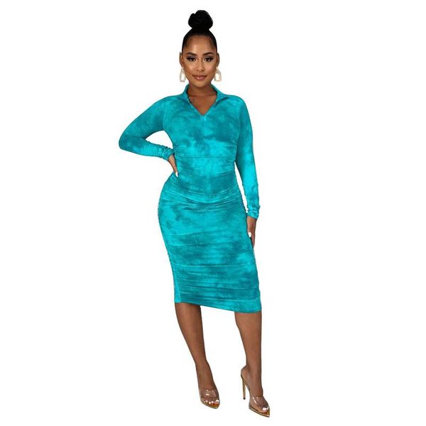 

casual dresses fall clothes women long sleeve dress turtleneck high waist bandage draped plus size wholesale drop, Black;gray
