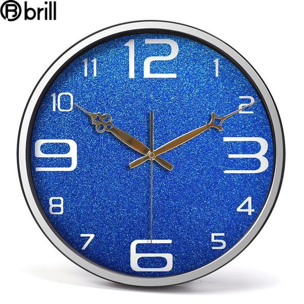 

wall clocks creative luxury clock metal living room large kitchen bedroom mechanism watches home decor unique gift