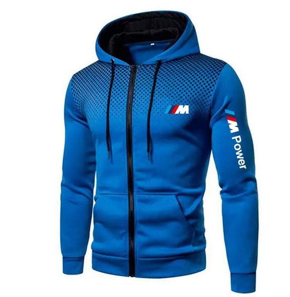 

fashion men brand spring autumn sports sweatshirt outdoor casual harajuku for power hoodies zipper cotton motorcycle sweatshirts, Black