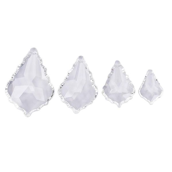 

chandelier crystal 1pc 38mm/50mm/63mm/76mm transparent clear glass crystals lamp prisms parts hanging drops pendants