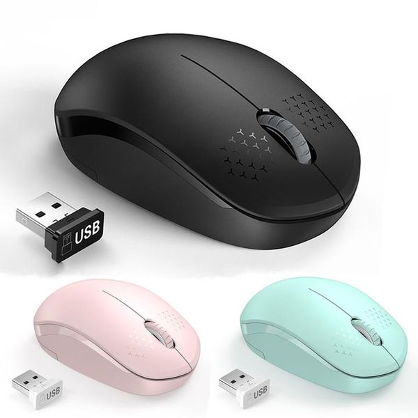 

mice usb wireless mouse 1000 dpi adjustable receiver optical computer 2.4ghz ergonomic for lappc