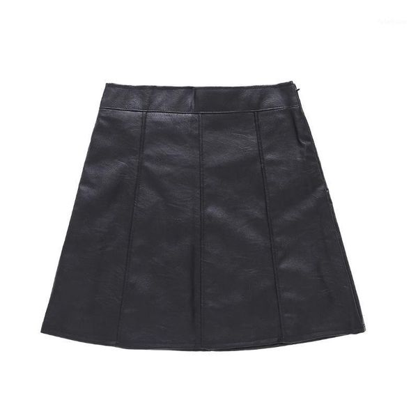 

skirts 3 to 16 years baby & kids teenager girls black pu leather casual children girl fashion fall autumn skirt clothes1, Blue