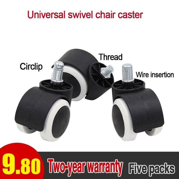 

living room furniture chair wheel universal round boss to work in an office rolling castor computer parts pulley mute