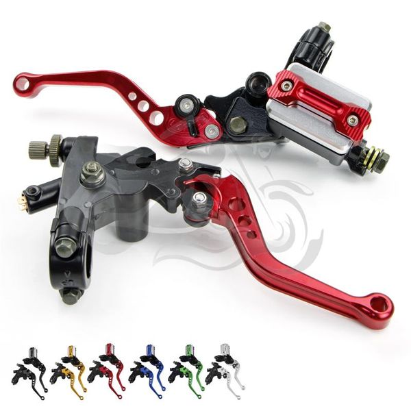 

motorcycle brakes 7/8" 22mm universal cnc brake clutch master cylinder lever cable reservoir for scooter sport dirt bike