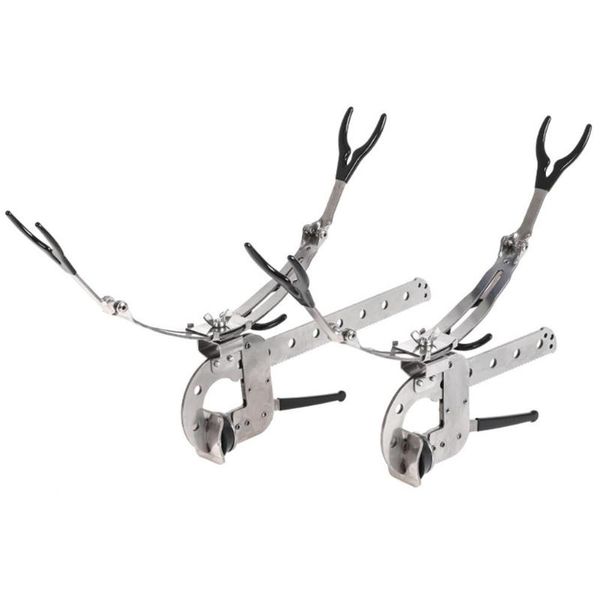 

stainless steel folding fishing bracket holder metal rod support accessories