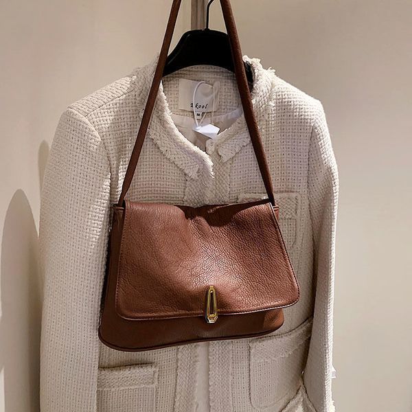 

shopping fashion autumn big bag soft surface simple style shopping bag european and american all-matching womens bag good texture personalit