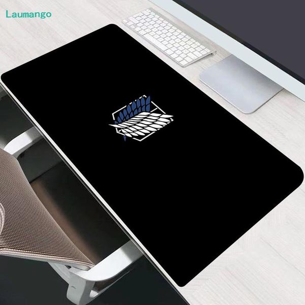 

mouse pads & wrist rests anime attack on titan large cute pad xl mousepad gamer rug computer desk mat pc complete gaming accessories