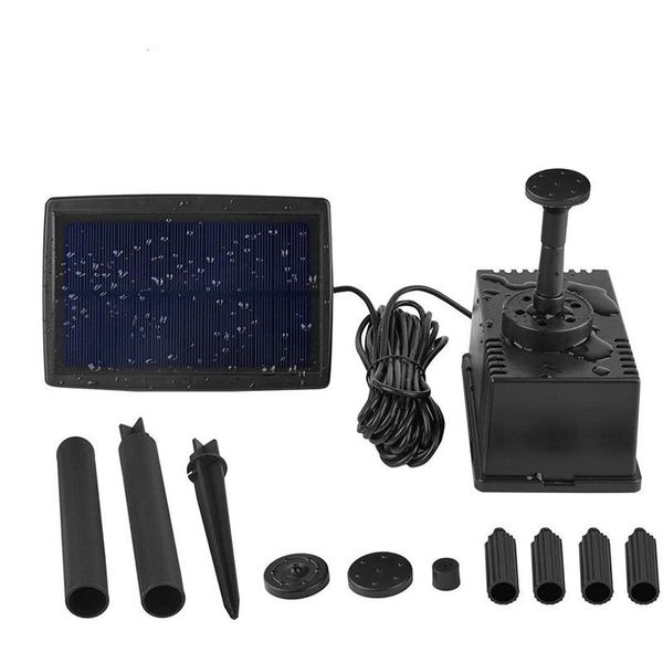 

solar power fountain 180l/h pump pool fish garden pond lawn decoration decorations