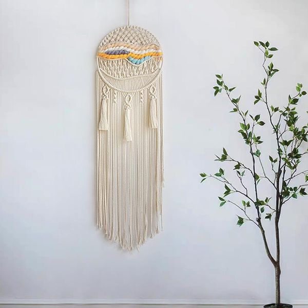 

tapestries bohemian dream catcher tapestry hand-woven porch living room wall hanging decoration ornaments