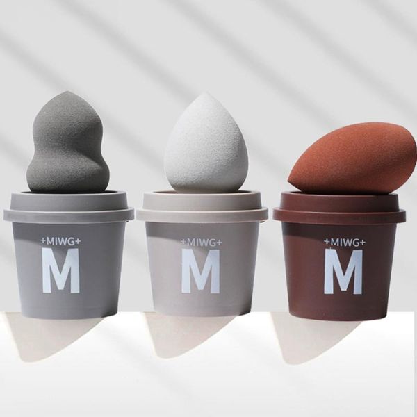 

with box blending foundation smooth sponge water drop shape creams beauty egg cosmetic puff makeup sponges, applicators & cotton